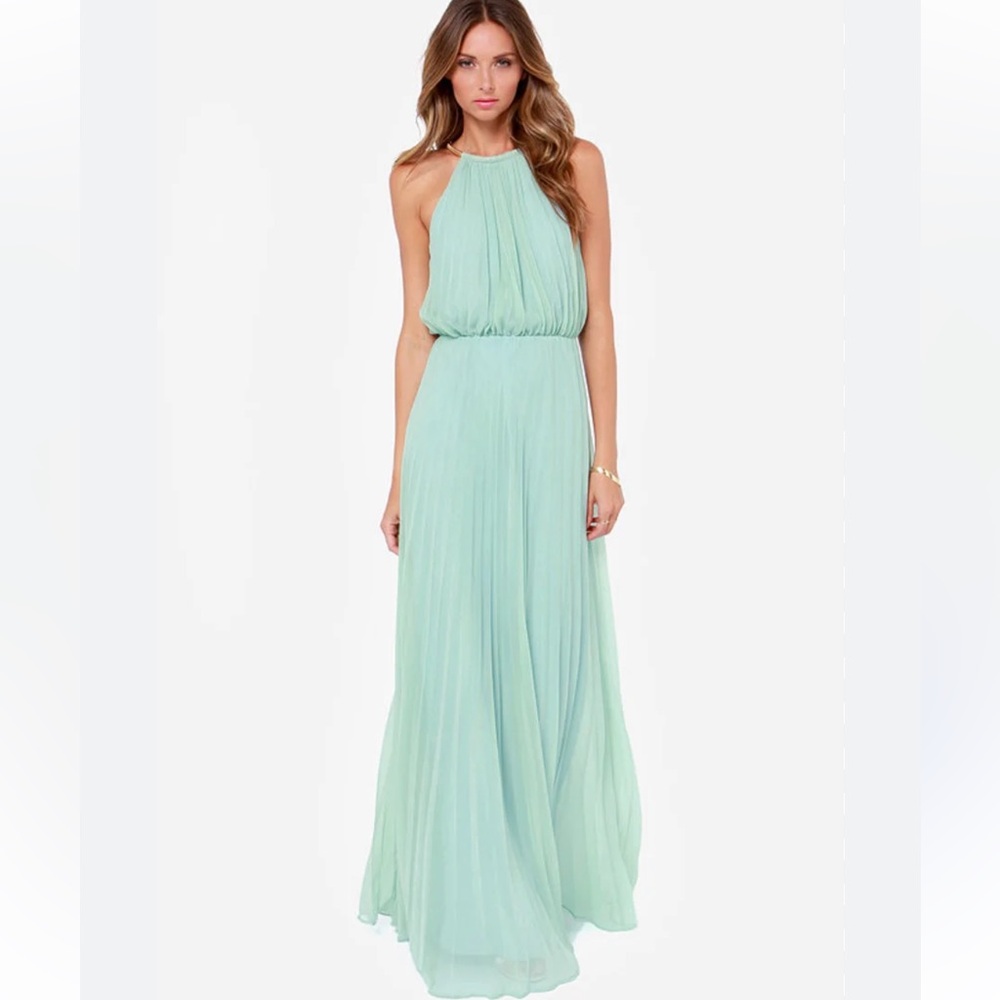 Bariano Australia Melissa Sage Green Maxi Dress